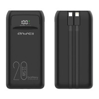 

                                    Awei P169K 20000mah Fast Charging Power Bank